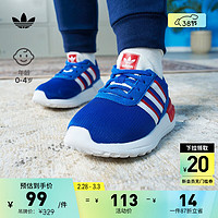 adidas LA TRAINER LITE经典学步鞋男女婴童阿迪达斯三叶草 蓝/白/红 26(150mm)