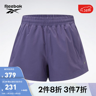 Reebok锐步24春夏女子SHORTS运动休闲训练梭织短裤 24SRM604WGP3 A/S