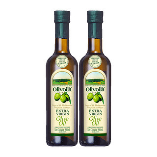 【K姐】欧丽薇兰特级初榨橄榄油500ml*2原油 凉拌烹饪