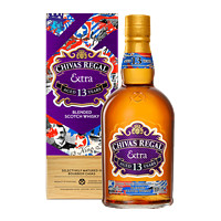 CHIVAS 芝华士 旗舰店领潮风味系列13年波本桶500ml威士忌英国进口洋酒