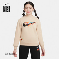 NIKE 耐克 童装 2024春季运动服日常时尚户外舒适保暖休闲卫衣套头衫 HF6690-126 M