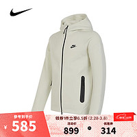 耐克【滔搏运动】NIKE男子M NK TCH FLC FZ WR HOODIE针织外套 FB7922-020 XXL