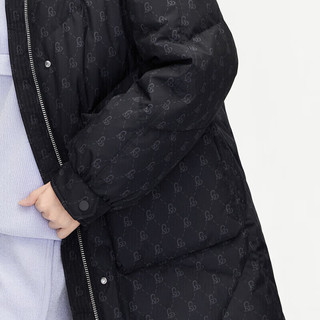 波司登羽绒服女冬季时尚廓形连帽防风加厚中长款百搭外套B30145252