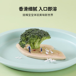 萌小丸 法式鹅肝+挪威三文鱼生鲜组合套餐宝宝婴儿童辅佐食材500g