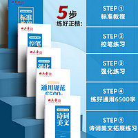 田英章楷书字帖高中生正楷一本通成人控笔训练字帖成年速成硬笔书法练字本笔画笔顺练字帖大女生漂亮字体钢笔字帖练字