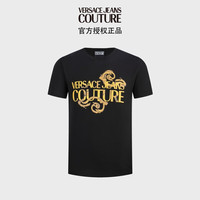 范思哲Versace Jeans Couture男装24春夏男士印花圆领短袖T恤