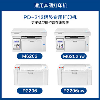 CHG 彩格 适用奔图m6202nw硒鼓PD-213粉盒p2206nw p2206w m6202w易加粉M6603nw打印机