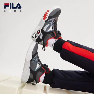 FILA KIDS斐乐童鞋儿童板鞋男女大童旋钮时尚休闲鞋