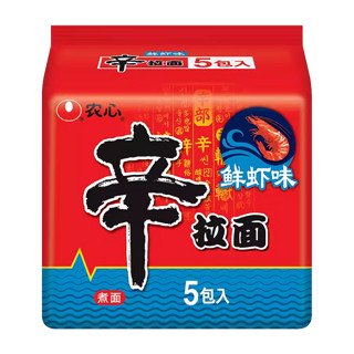 NONGSHIM 农心 辛拉面鲜虾袋面   120g*5