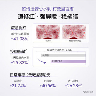 OSM 欧诗漫 舒颜焕亮水乳精华套装(水乳5支次抛)修护补水舒缓美白淡斑化妆