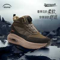 Sprandi斯潘迪DOME1.0棉鞋丨厚底休闲运动鞋冬季加绒保暖男雪地靴 枯松绿/碳绿-1 43