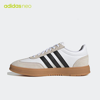 adidas 阿迪达斯 NEO Gradas 中性休闲运动鞋 FW3378 白色/黑色 36