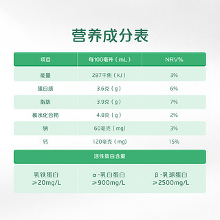 悦鲜活原生高钙低温鲜牛奶450ml*10瓶生牛乳 1件装