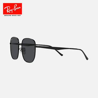 雷朋RayBan雷朋太阳镜经典渐变金属框墨镜0RB3713D 002_87 002_87黑色框深灰色片