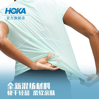 HOKA ONE ONE女款春夏专业跑步短袖T AIROLITE RUN SHORT SLEEVE 碧空色 XS