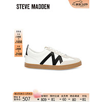 史蒂夫·马登 STEVE MADDEN/思美登2024春季舒适平底休闲鞋德训鞋女 DEGREE 白色 39