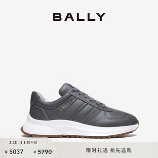 BALLY/巴利【】24春夏男士灰色皮革休闲运动鞋6306797 灰色 39.5