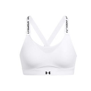 安德玛（UNDERARMOUR）春夏Infinity 2.0女子训练运动内衣-高强度1384112 白色100 XL A-C