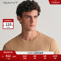 GANT甘特2024早春新款男士休闲圆领短袖T恤