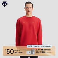 DESCENTE迪桑特 ESSENTIAL系列男士针织套头衫 RD-RED 2XL (185/104A)