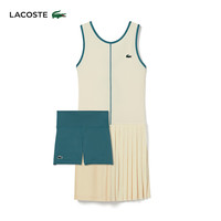 法国拉科斯特 LACOSTE女士24春季舒适透气网球服运动连衣裙|EF7451 IV9/米白色 36 /160