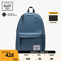 Herschel赫行 【New Classics】Classic双肩包大容量拉链书包 钢蓝色 26L