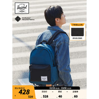 Herschel赫行 【New Classics】Classic双肩包大容量拉链书包 天青蓝/经典黑色 26L