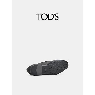 TOD'S【】2024春夏男士TIMELESS皮革乐福鞋单鞋男鞋 黑色 45.5