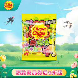 ChupaChups 珍宝珠 橡皮糖  网红酸喵喵酸酸啫喱软糖55g袋装