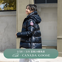 CANADA GOOSE 24期免息：Cypress女士短款户外休闲外套大鹅羽绒服 2239L 63 蔚洋蓝 | 女款 M