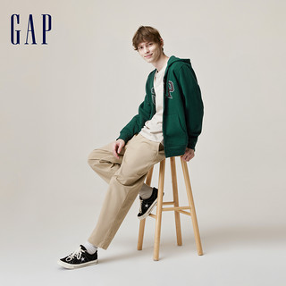 Gap 盖璞 男女装秋冬LOGO碳素软磨抓绒卫衣装连帽衫潮816853