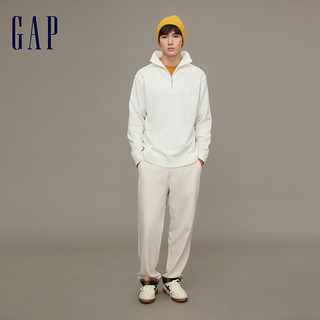 Gap 盖璞 男装春秋潮流拼接美式休闲直筒裤商务通勤时尚百搭长裤840882