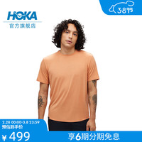HOKA ONE ONE男款春夏HOKA必备短袖T恤 HOKA ESSENTIAL TEE 日常 雪松色
