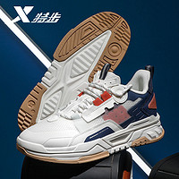 XTEP 特步 男子板鞋新款骇客系列潮流网面透气运动休闲鞋978319310005