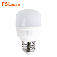 FSL 佛山照明 LED节能灯工程厂房车间物业仓库商用照明灯亮霸柱形灯泡E27大螺口10W白光 (6500K)