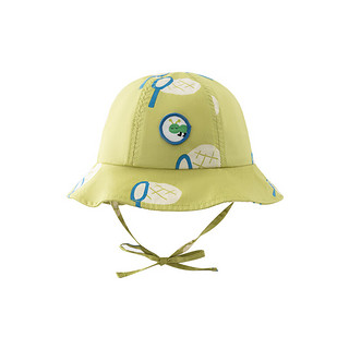 papa爬爬春季男女宝宝渔夫帽婴儿外出遮阳帽子洋气可爱纯棉 蓝色 50cm