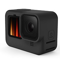 TELESIN 适配GoPro9运动相机硅胶保护套GOPRO10配件机身保护套保护壳 gopro10/9硅胶套+镜头盖黑色