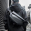 MOEPEQDAISHU斜挎包单肩包机能包大容量背包多功能潮休闲户外运动挎包 黑色