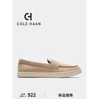 colehaan/歌涵 男鞋乐福鞋 24年春夏皮革商务休闲单鞋男C39013 米色-C39013 42
