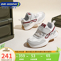 DR.KONG 江博士 DR·KONG）学步鞋运动鞋 秋季男女童简约拼色儿童鞋B14233W020白/灰 29