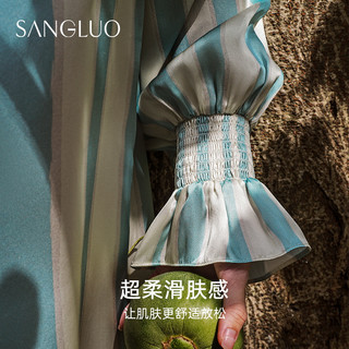 38节』桑罗&孙佳艺联名真丝睡衣套装春夏桑蚕丝睡裙女居家服