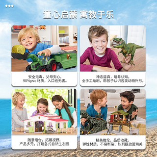 思乐（Schleich S）仿真动物模型牛龙14586 角鼻龙异特龙冰冠龙奥古斯丁龙儿童玩具 角鼻龙玩具15019