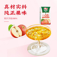 东来顺 汇源100%果汁苹果汁 125ml*10盒 饮品饮料U