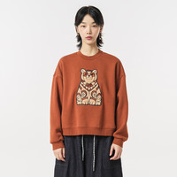 幻走(MOVEUP).FUN系列加绒贴布绣花设计师短款卫衣女 军绿 L