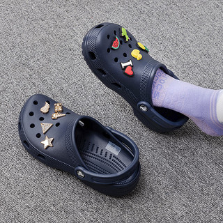 卡骆驰（crocs）男鞋女鞋 24春运动鞋经典Clog休闲户外沙滩鞋透气洞洞鞋 深蓝色 48-49