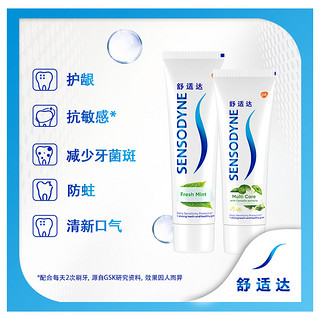 SENSODYNE 舒适达 基础护理系列牙膏套装 (劲速护理+多效护理+牙龈护理+清新薄荷)