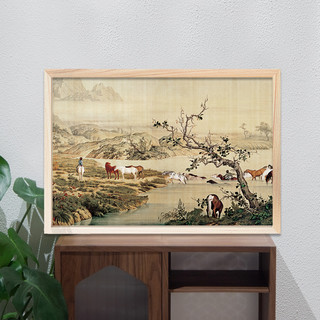 金卡罗木质拼图1000片十大名画成年人解压高难度创意玩具 1000片十大名画_千里江山图