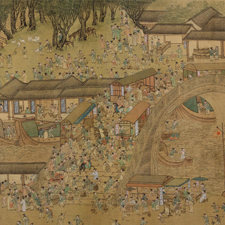金卡罗木质拼图1000片十大名画成年人解压高难度创意玩具 1000片十大名画_千里江山图