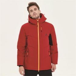 nautica诺帝卡男装秋冬休闲防轻泼水保暖白鸭绒连帽羽绒服jo9401