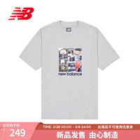 NEW BALANCE上衣24男款潮流运动休闲短袖T恤 AGT MT41598 S